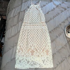 Lulu’s Lace Backless Dress